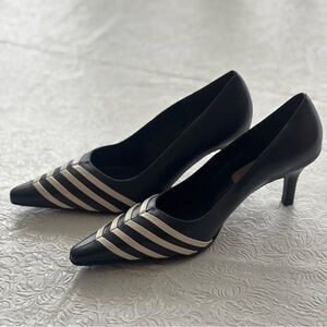 Divelesi Brazilian Leather Pointy-Toe Pumps, Size 6.5